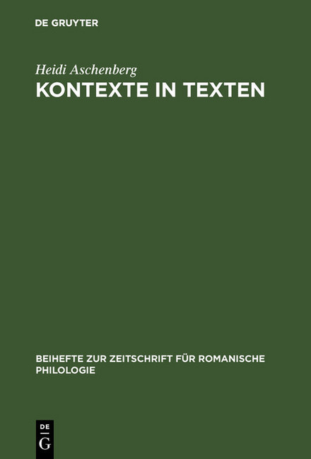 Kontexte in Texten main product photo