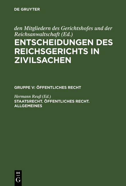 Staatsrecht. Öffentliches Recht. Allgemeines main product photo