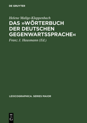 Das "Wörterbuch der deutschen Gegenwartssprache"