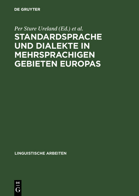 Standardsprache und Dialekte in mehrsprachigen Gebieten Europas main product photo