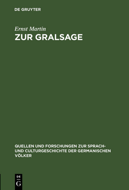 Zur Gralsage main product photo