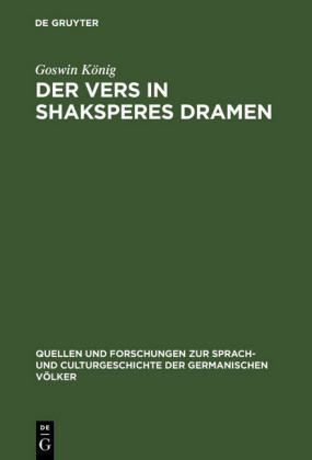 Der Vers in Shaksperes Dramen