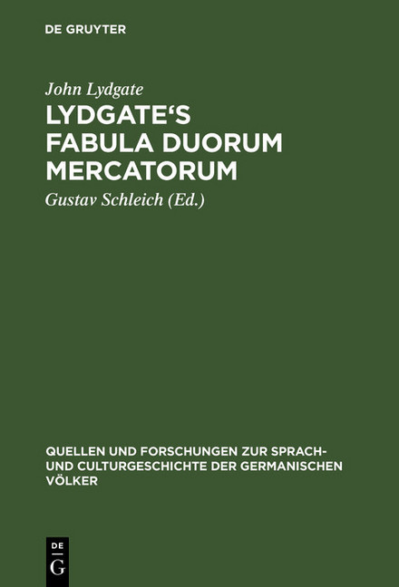 Lydgate's Fabula duorum mercatorum main product photo
