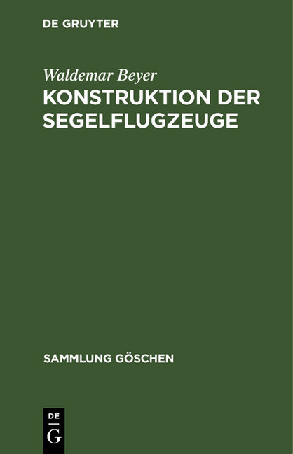 Konstruktion der Segelflugzeuge main product photo