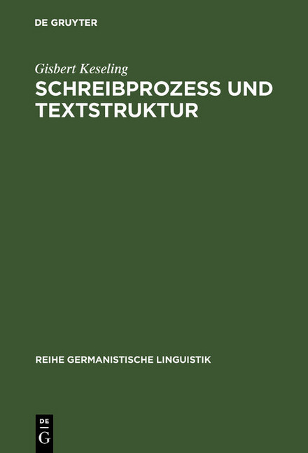 Schreibprozeß und Textstruktur main product photo
