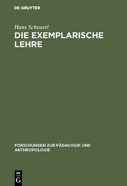 Die exemplarische Lehre main product photo