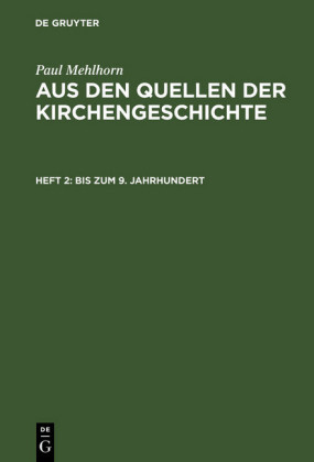 Bis zum 9. Jahrhundert