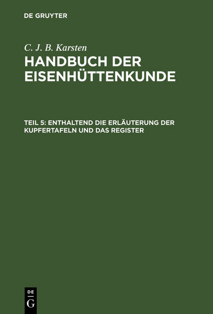 Enthaltend die Erläuterung der Kupfertafeln und das Register main product photo