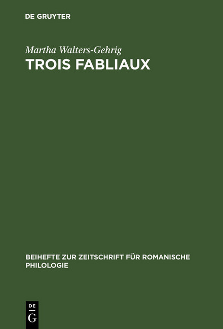Trois fabliaux main product photo