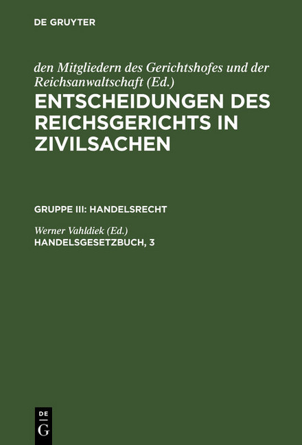 Handelsgesetzbuch, 3 main product photo