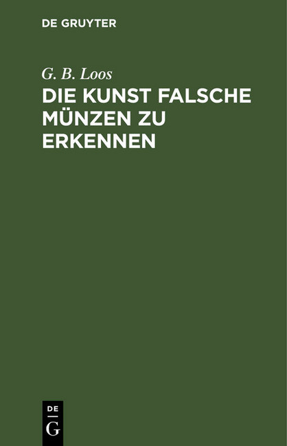 Die Kunst falsche Münzen zu erkennen main product photo