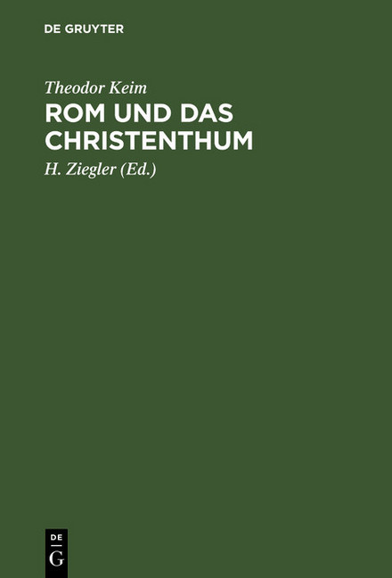 Rom und das Christenthum main product photo