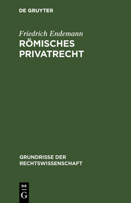 Römisches Privatrecht main product photo