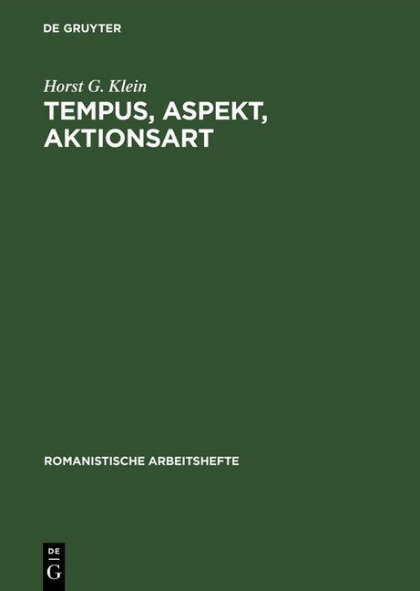 Tempus, Aspekt, Aktionsart main product photo