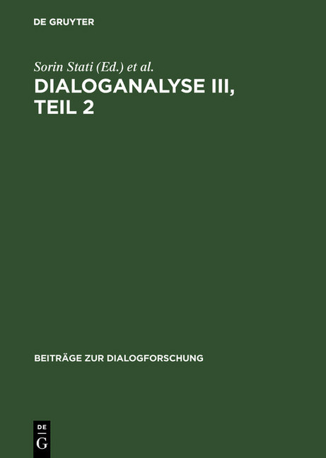Dialoganalyse III, Teil 2 main product photo