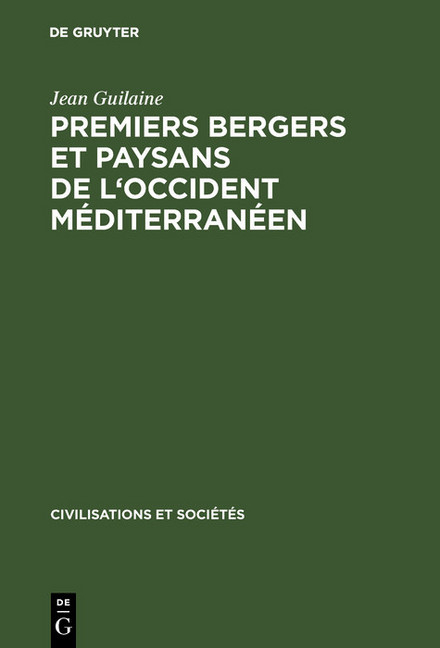 Premiers bergers et paysans de l'occident méditerranéen main product photo