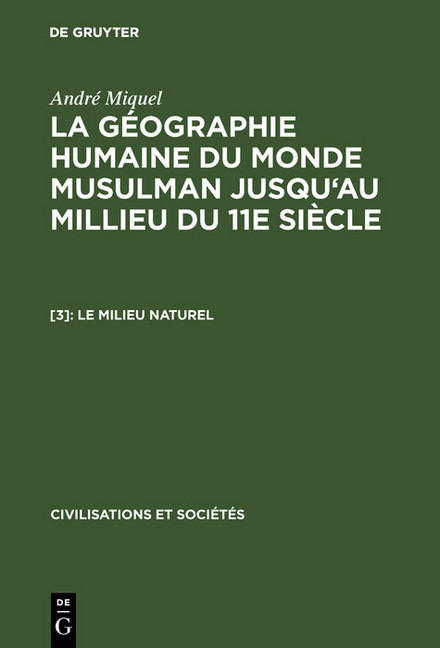 Le milieu naturel main product photo