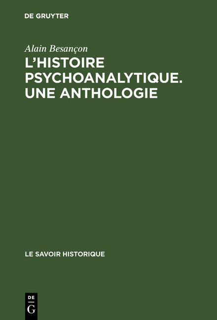 L'Histoire psychoanalytique. Une Anthologie main product photo