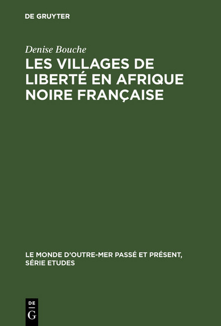 Les villages de liberté en Afrique noire française main product photo