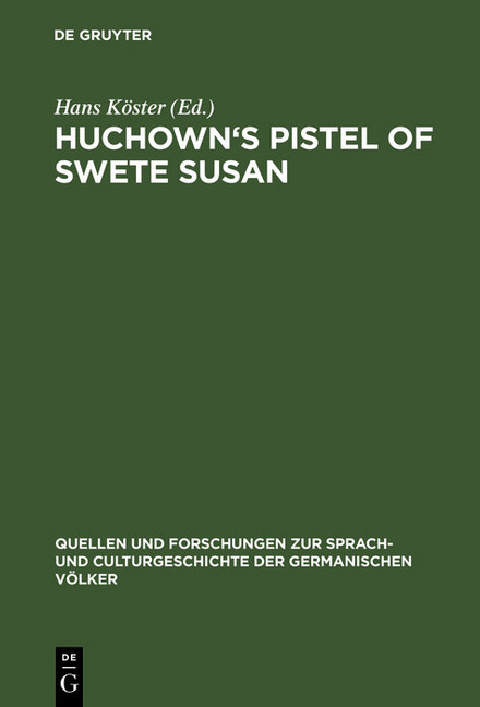 Huchown's Pistel of swete Susan main product photo