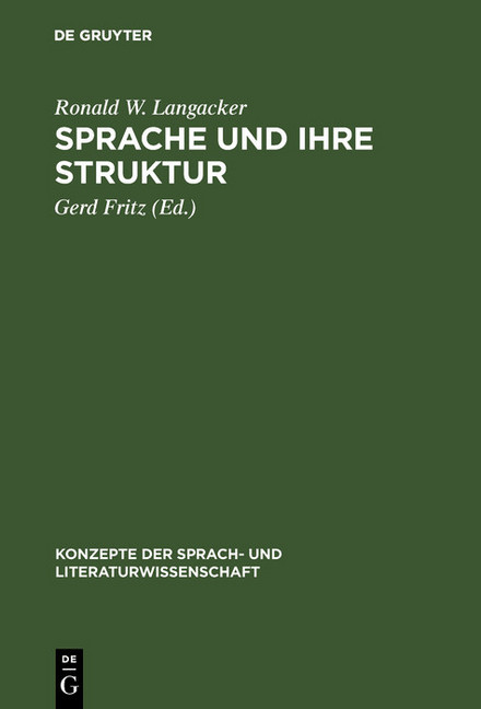 Sprache und ihre Struktur main product photo
