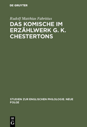 Das Komische im Erzählwerk G. K. Chestertons