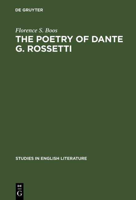 The poetry of Dante G. Rossetti main product photo