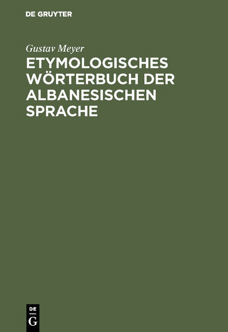 Etymologisches Wörterbuch der albanesischen Sprache main product photo
