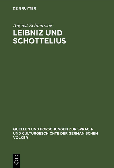 Leibniz und Schottelius main product photo