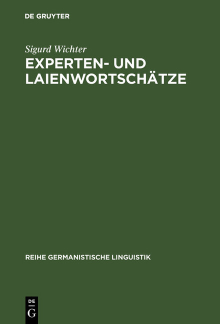 Experten- und Laienwortschätze main product photo