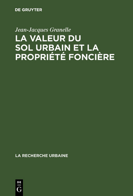 La valeur du sol urbain et la propriété foncière main product photo