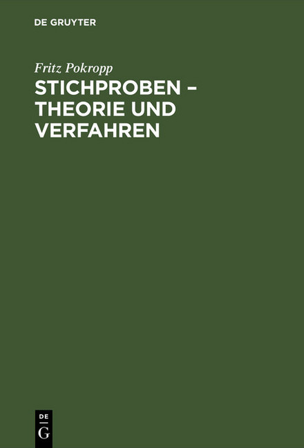 Stichproben - Theorie und Verfahren main product photo