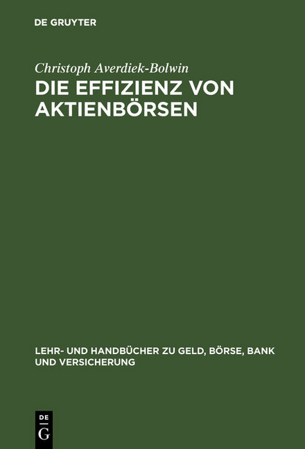 Die Effizienz von Aktienbörsen main product photo