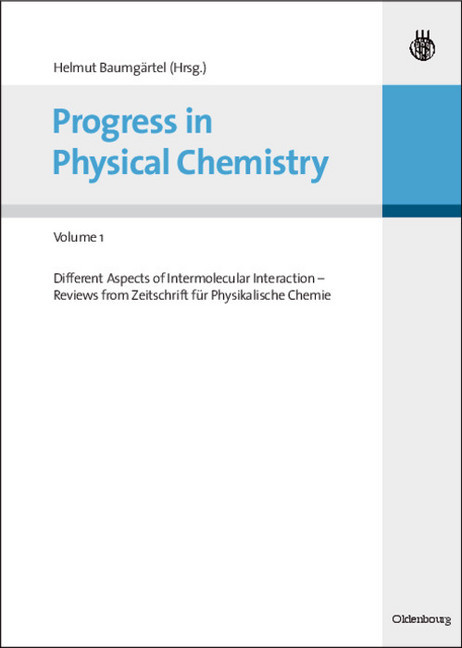 Progress in Physical Chemistry - Volume 1 main product photo