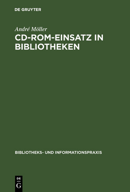 CD-ROM-Einsatz in Bibliotheken main product photo