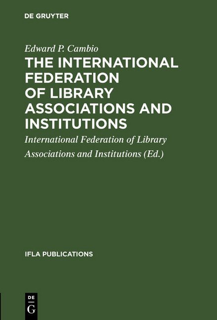 The International Federation of Library Associations and Institutions main product photo