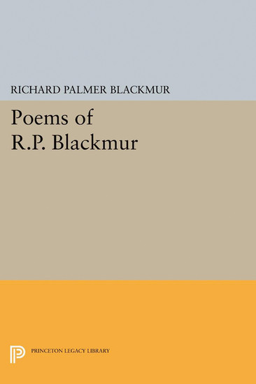 Poems of R.P. Blackmur main product photo