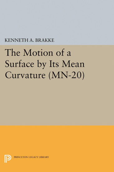 The Motion of a Surface by Its Mean Curvature. (MN-20) main product photo