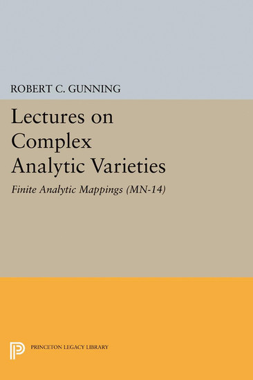 Lectures on Complex Analytic Varieties (MN-14), Volume 14: Finite Analytic Mappings. (MN-14) main product photo