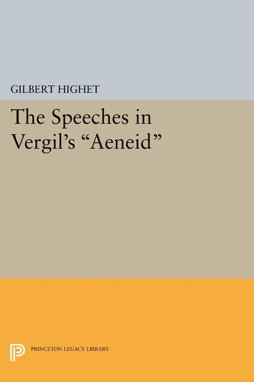 The Speeches in Vergil's 'Aeneid' main product photo
