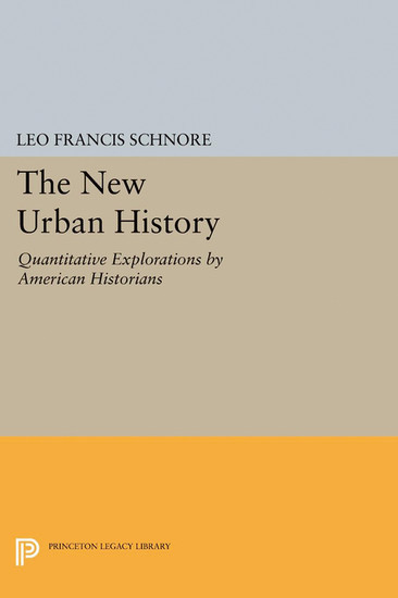 The New Urban History main product photo