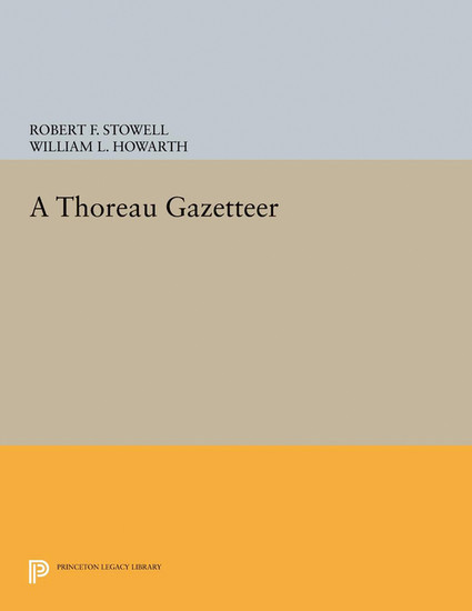 A Thoreau Gazetteer main product photo