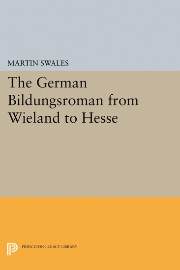 The German Bildungsroman from Wieland to Hesse main product photo