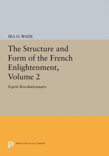 The Structure and Form of the French Enlightenment, Volume 2 main product photo