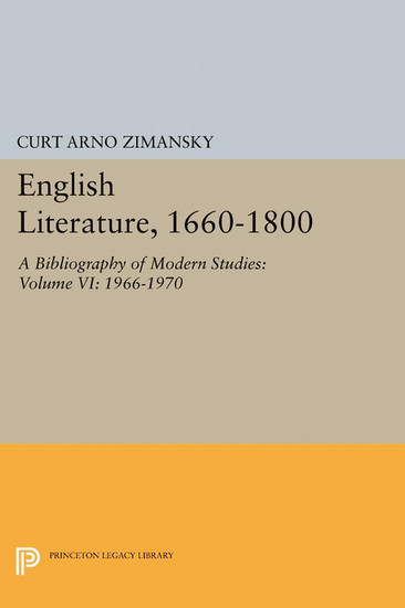 English Literature, 1660-1800 main product photo