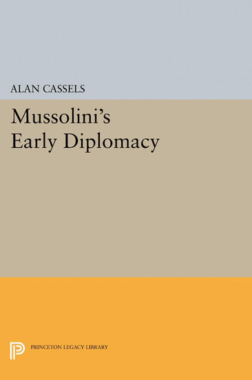 Mussolini's Early Diplomacy main product photo
