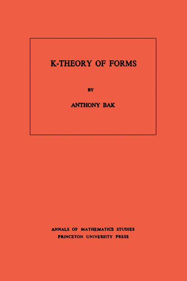 K-Theory of Forms. (AM-98), Volume 98 main product photo