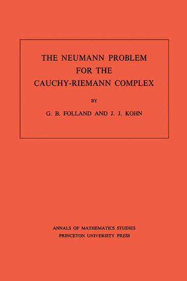 The Neumann Problem for the Cauchy-Riemann Complex. (AM-75), Volume 75 main product photo