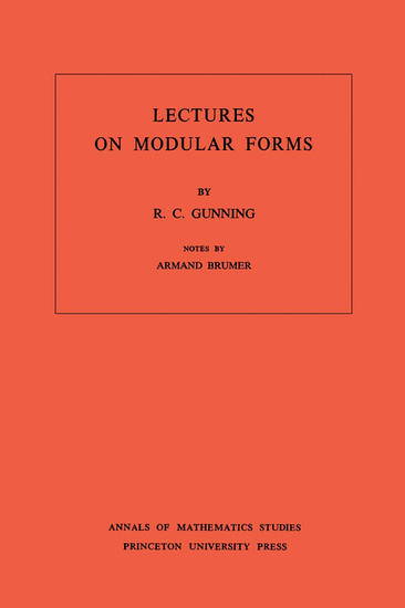 Lectures on Modular Forms. (AM-48), Volume 48 main product photo