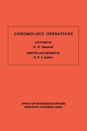 Cohomology Operations (AM-50), Volume 50 main product photo